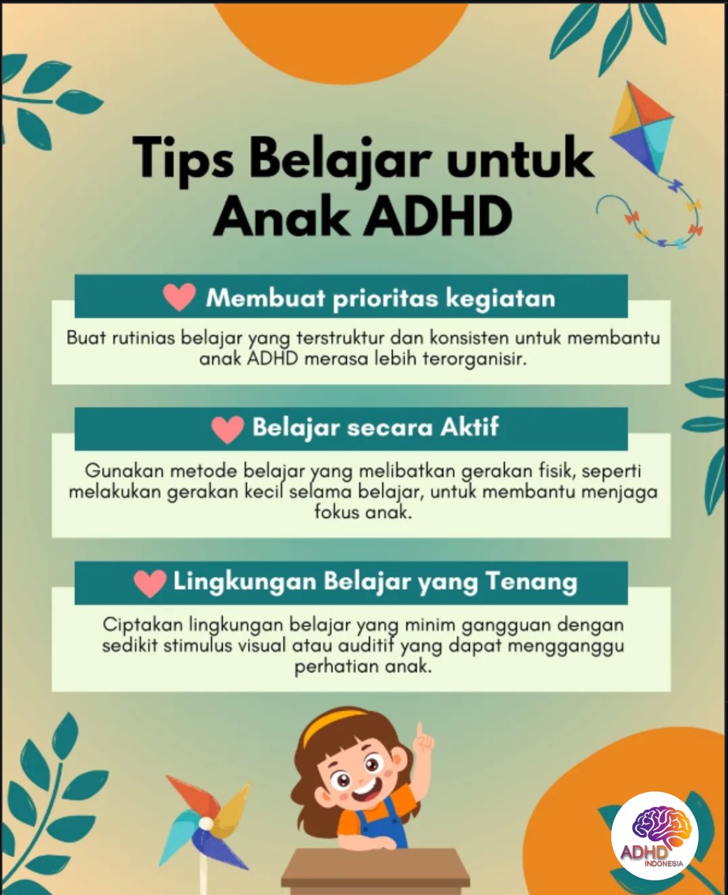 Strategi Belajar yang Cocok untuk Anak ADHD di Kabupaten Kerinci